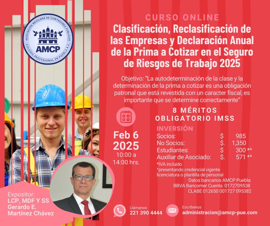 Clasificación, Reclasificación de las Empresas y Declaración Anual de la Prima a cotizar en el Seguro de Riesgo de Trabajo 2025