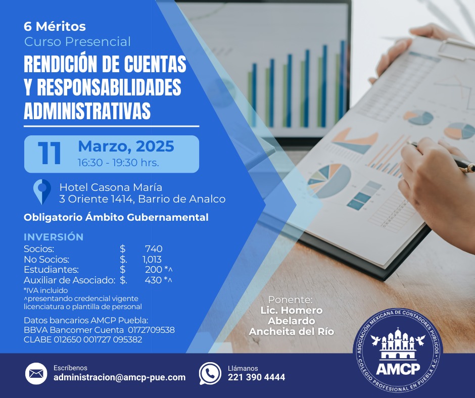 Rendición de Cuentas y Responsabilidades Administrativas