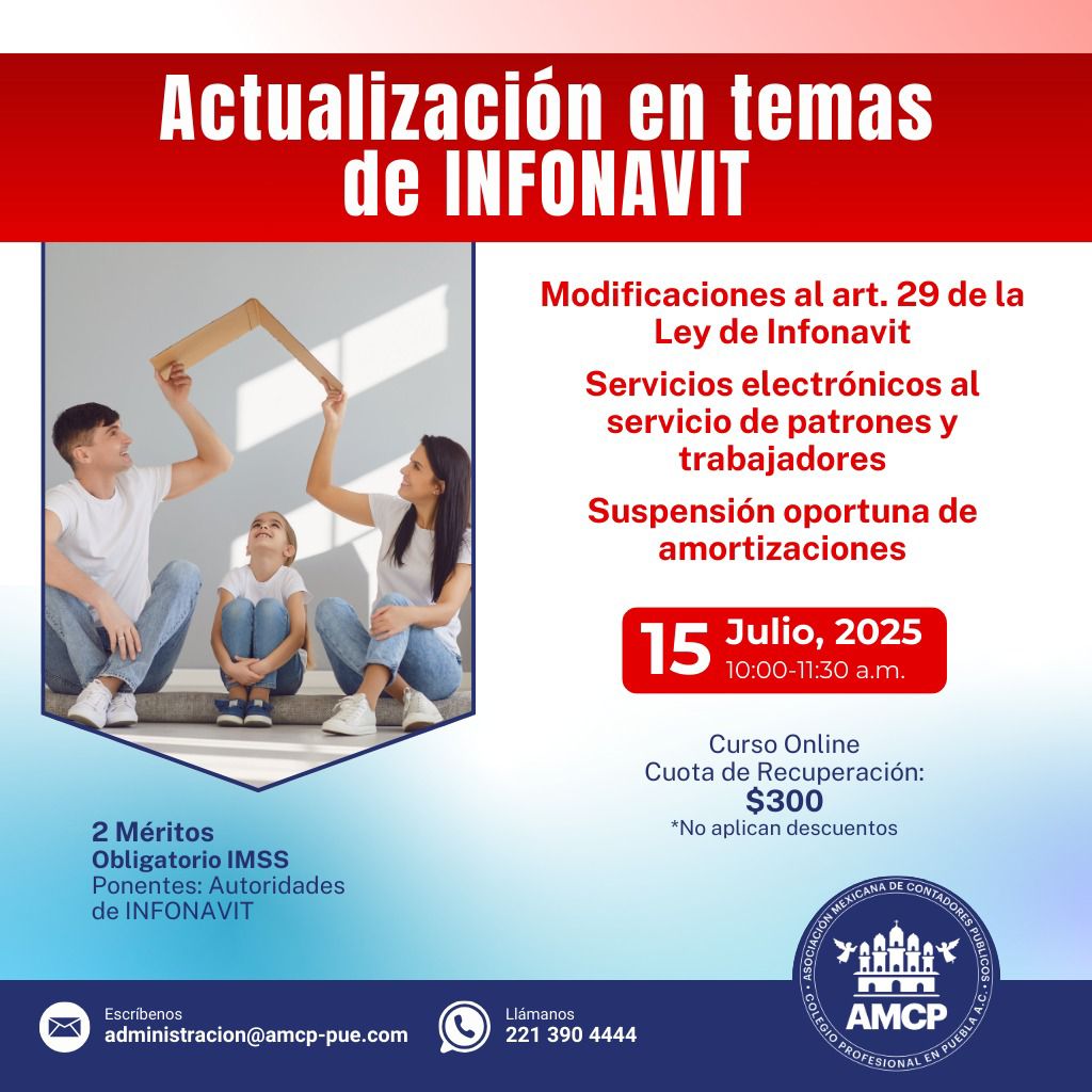 Actualización en temas de INFONAVIT