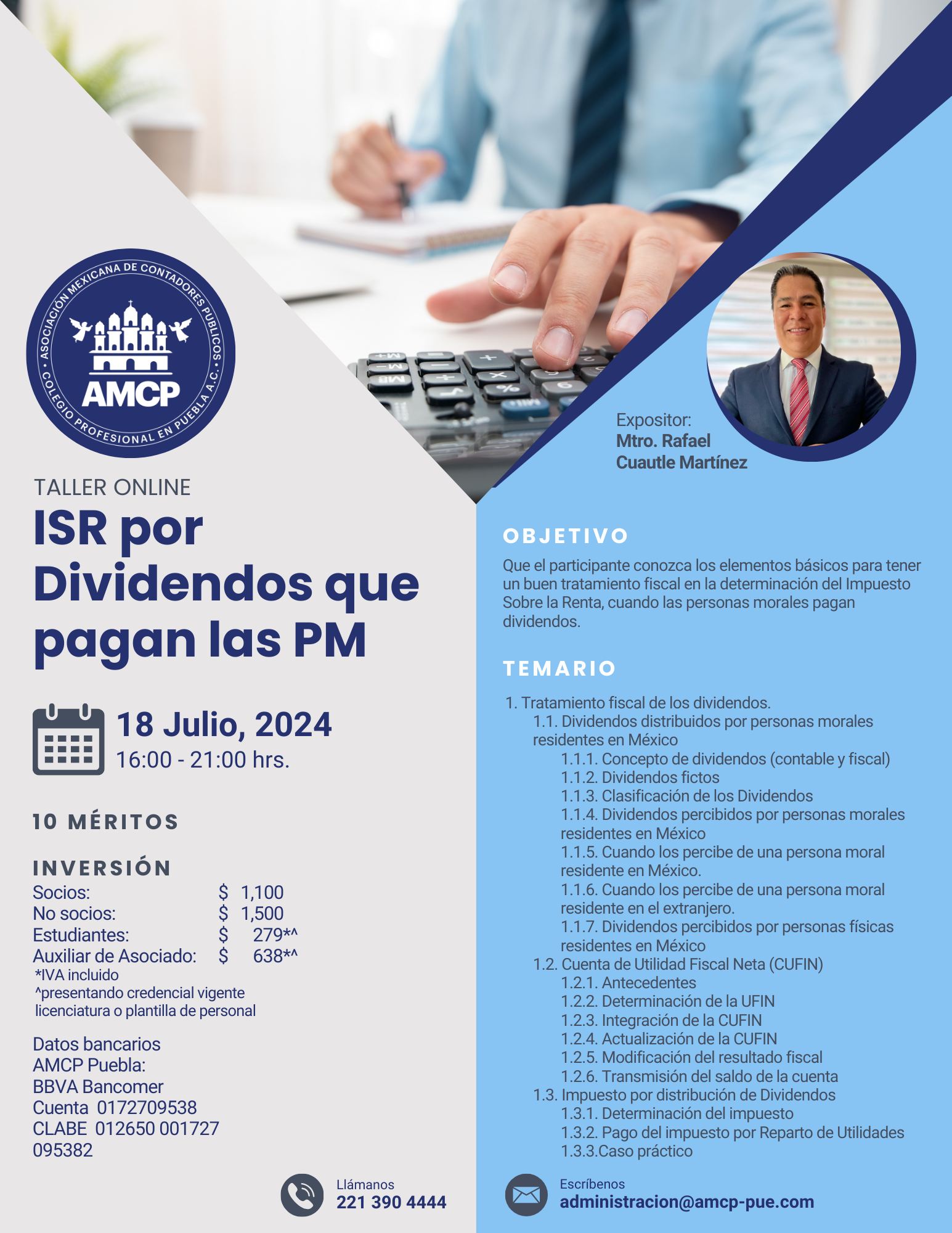 ISR por dividendos que paganas las PM