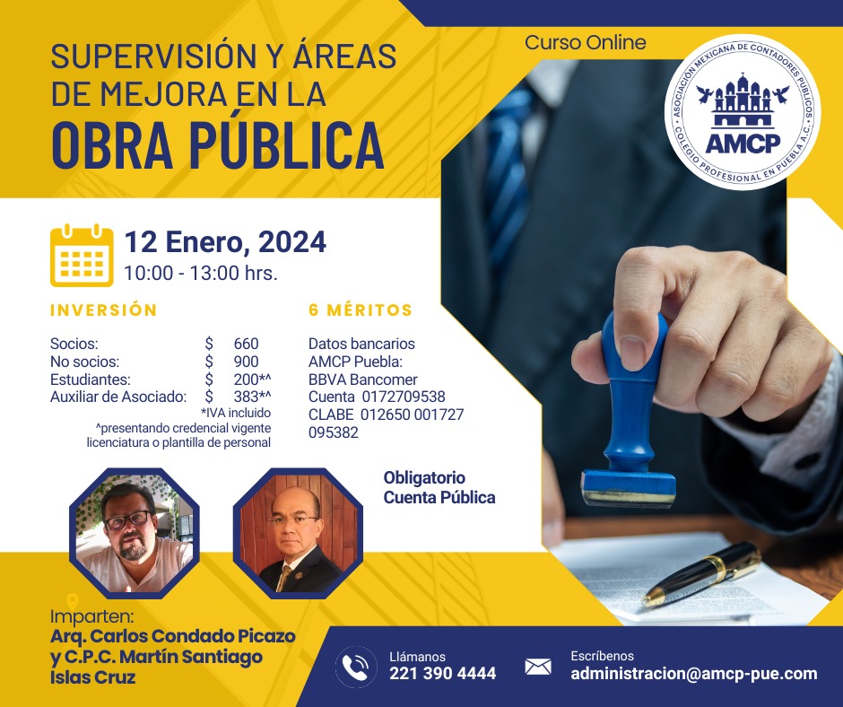 Supervisión y áreas de mejora en la obra pública